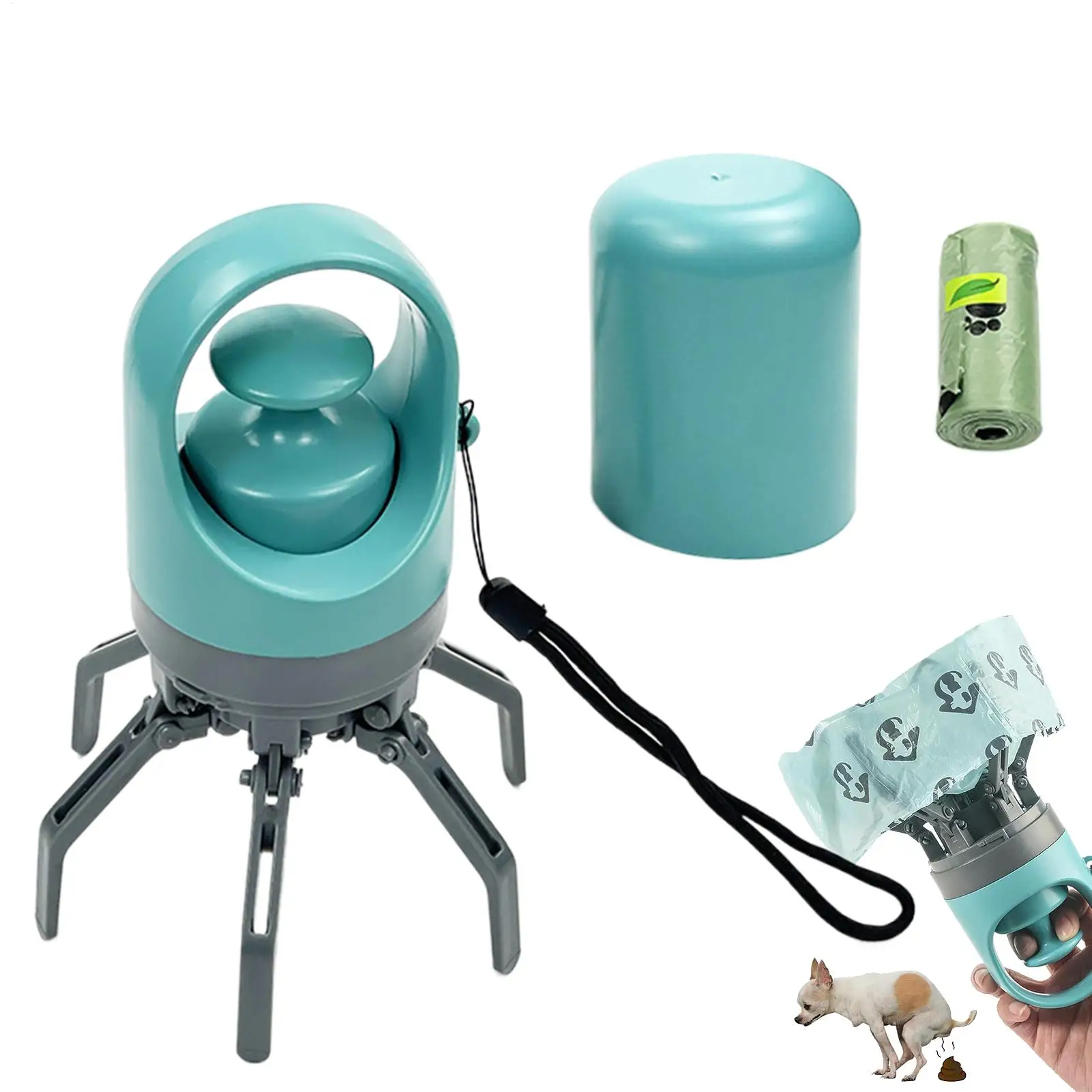 Claw Poop Scooper for Dogs Pet Waste Cleaner Compact Design Effective and Simple Dog Waste Picker Dog Poop Scooper Easy-to-Use