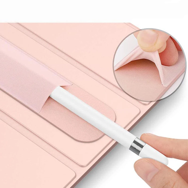 Feder mäppchen für Bleistift 2 1 Stick halter Bleistift abdeckung selbst klebende Tablette Touch Pen Beutel Taschen Hülle Fall Tasche