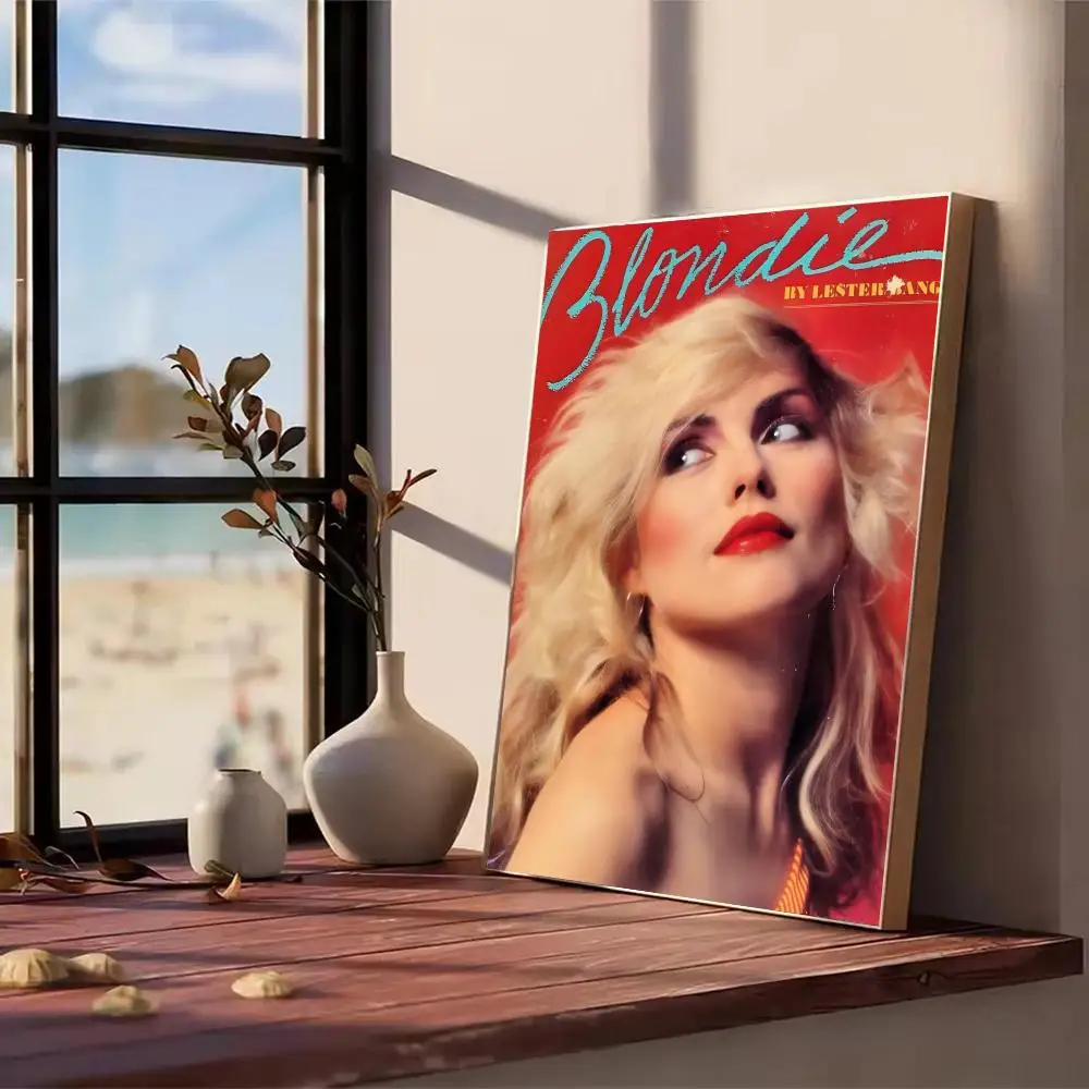 لوحة روك باند بي شقراء الخط المنزلي وغرفة النوم المقاومة للماء من القماش ملصق غير مؤطر جدار الفن طباعة الديكور جدارية #5