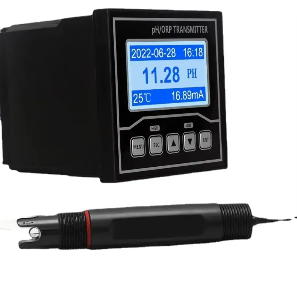 

Industrial water pH detector electrode probe ORP monitoring ph controller