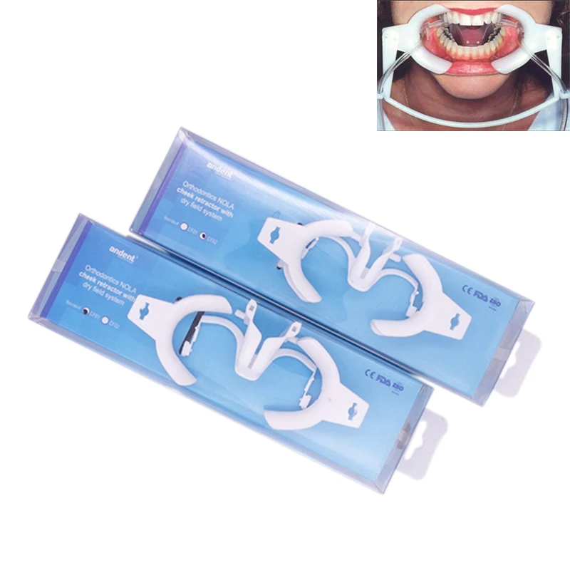 

1pcs Dental lip cheek retractor with sub saliva Intraoral Mouth Opener Cheek Expand Dentistry Oral Dry Field Supplies