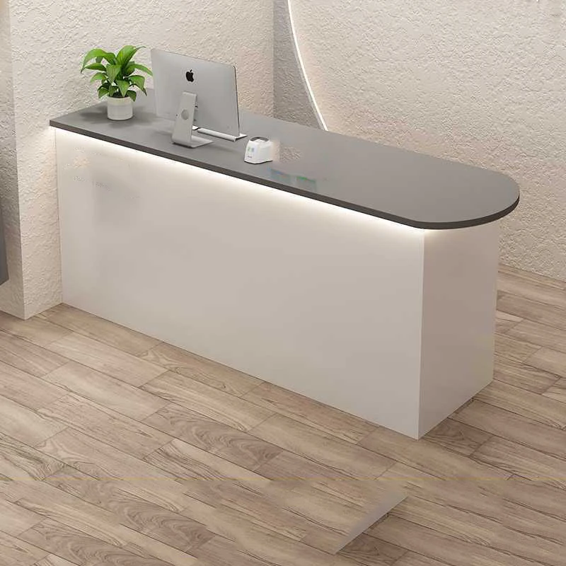 Nail Display Reception Desks Organizers Minimalist Unique Reception Desks Salon Shop Mostrador De Tienda Commercial Furniture