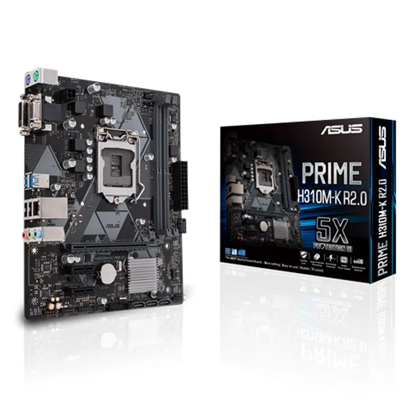 New Asus PRIME H310M-K R2.0 Motherboard Intel H310 LGA 1151 Core i7/i5/i3 32GB DDR4 1151 Original Desktop Asus H310 Mainboard