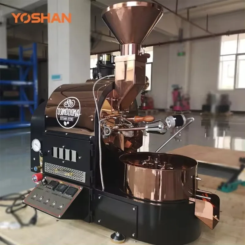 Yoshan Professional Set Commercia Electric 30kg 20kg 12kg 10kg 6kg 5kg Gas Toaster Coffee Bean Machine Coffee Roasters for Sale