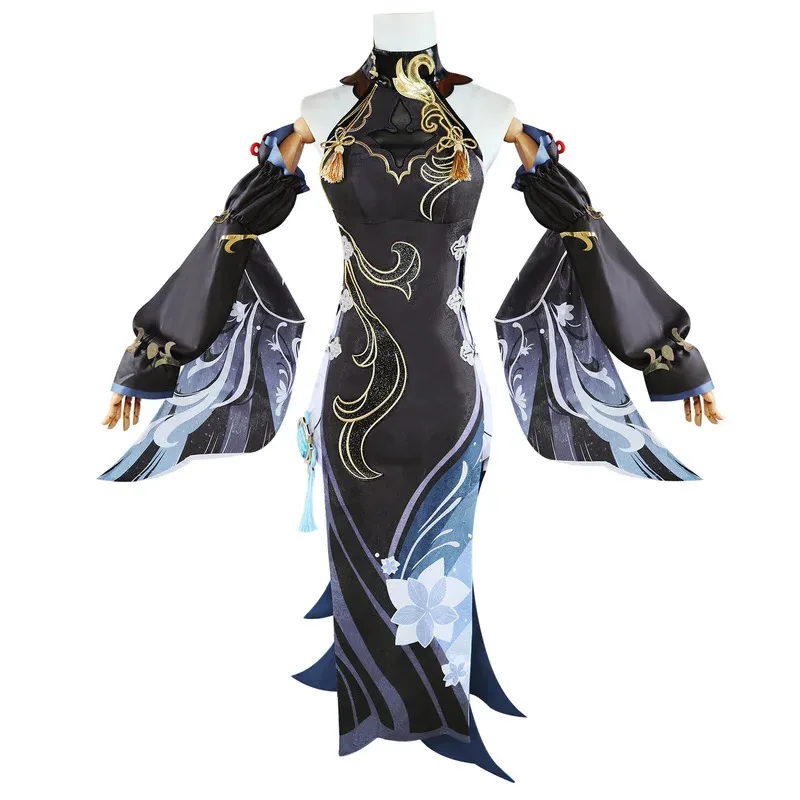 aaa12-3genshin-impact-frostflower-dew-shenhe-コスプレ衣装ウィッグ制服アニメハロウィンパーティー衣装女性ゲームキャラクター-ou