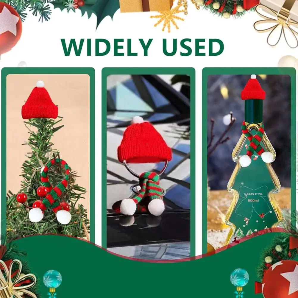 

Декор с логотипом автомобиля, шарфы, шапки, красная рождественская шляпа, орнамент, аксессуары для Mercedes C E S Class W212 W214 W210, новинка автомобиля Supp Z0Q6