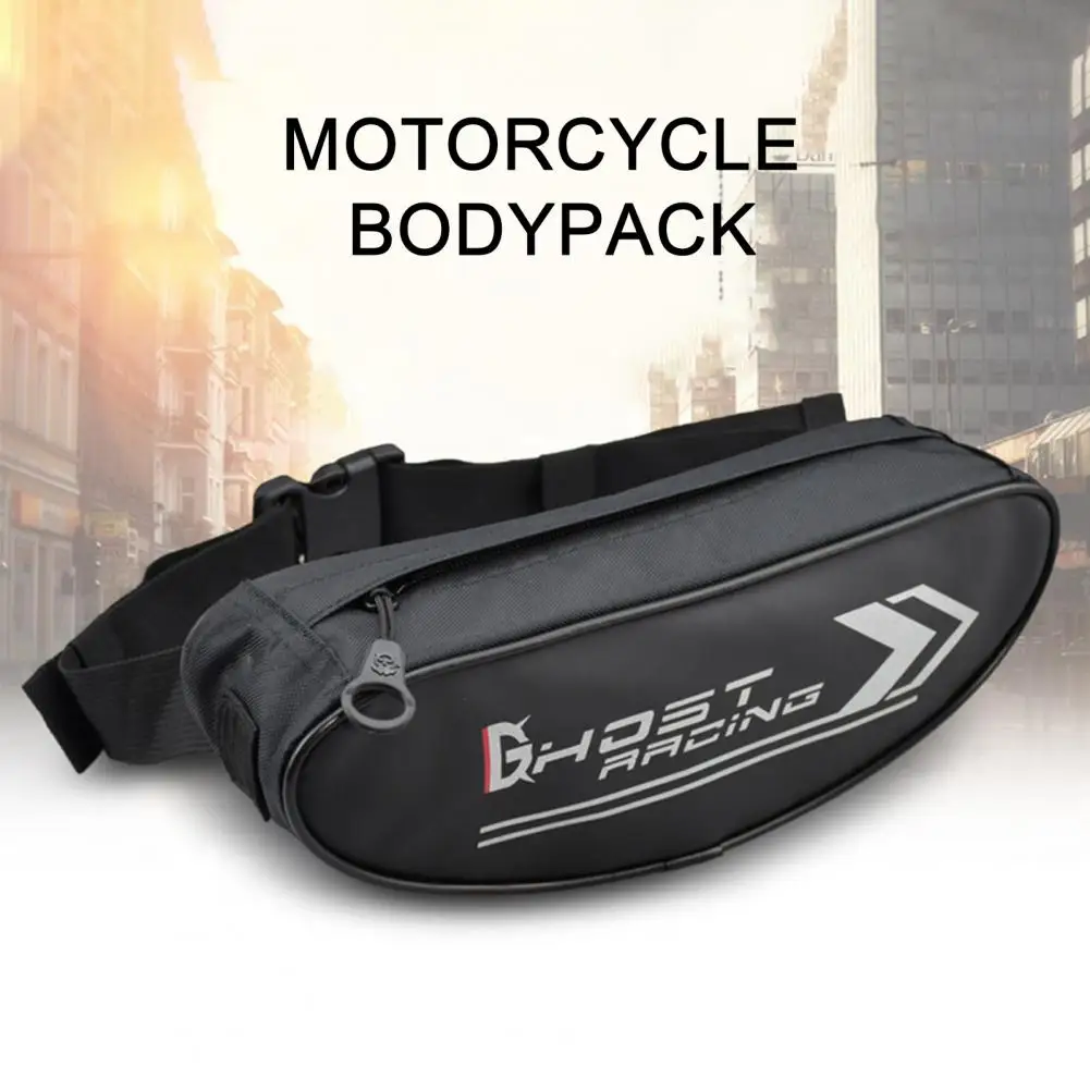 

Motorcycle Front Bag Portable Oxford Cloth Compartments Earphone Hole Motorcycle Handlebar Bag for Outdoor