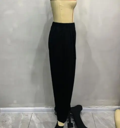 Damesbroek Elegante losse geplooide elastische tailleband Taps toelopende enkelbroek Dames effen kleur woon-werkverkeer potloodbroek