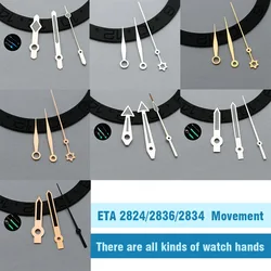 Watch hands, glow-in-the-dark hands, for ETA 2824/2836/2834 movement, watch hands, watch accessories, watch accessories