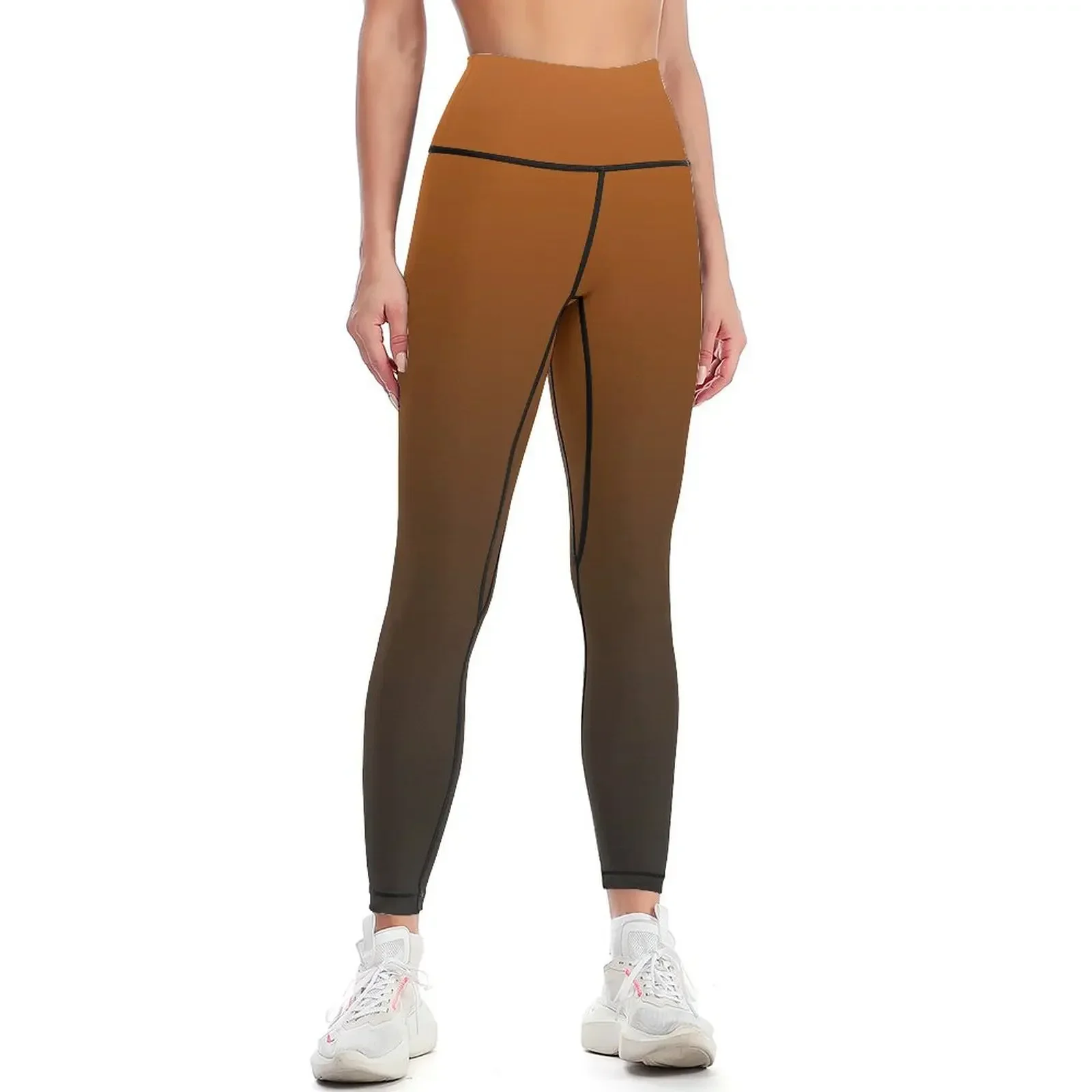 

Brown Ombre Leggings for fitness sports shirts gym active wear workout clothes for Womens Leggings
