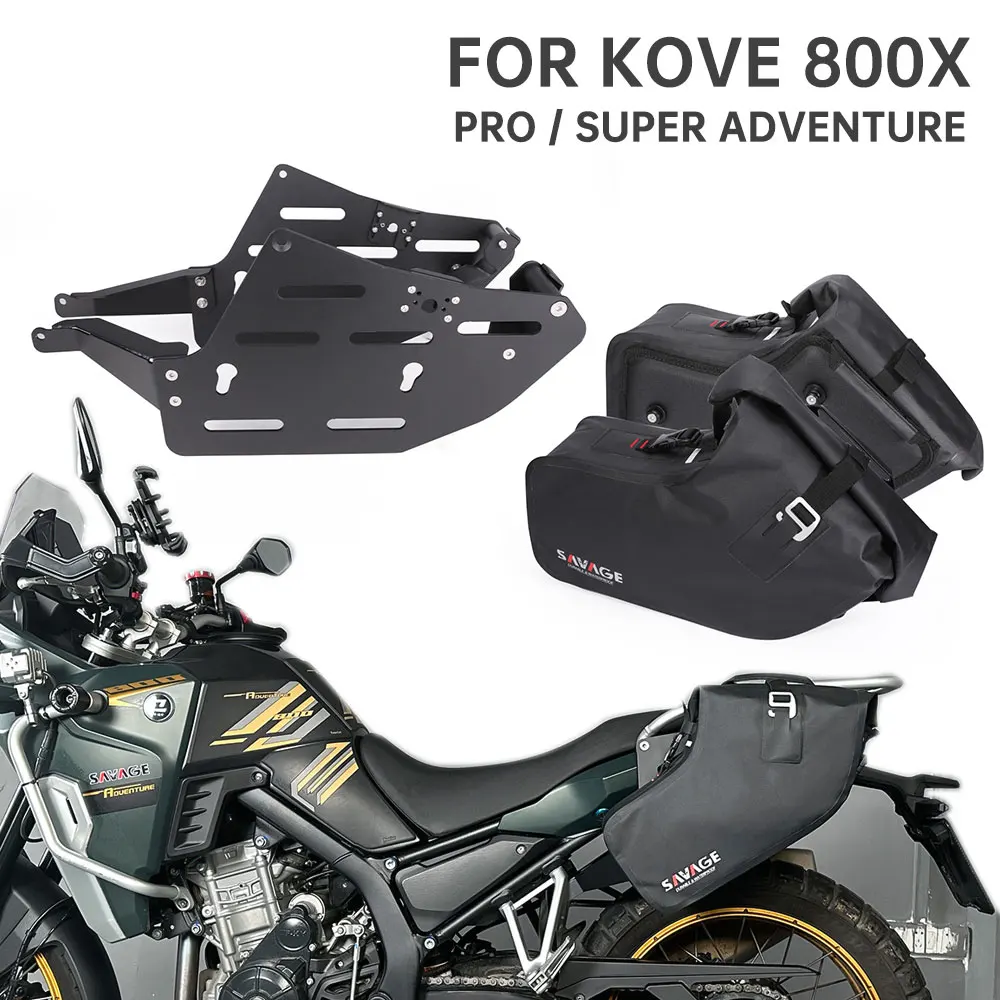 

2025 KY800X Side Bags Carrier Luggage Storage Bag Mount Bracket For Kove 800X Pro Super Adventure Colove X800 Saddlebag Rack