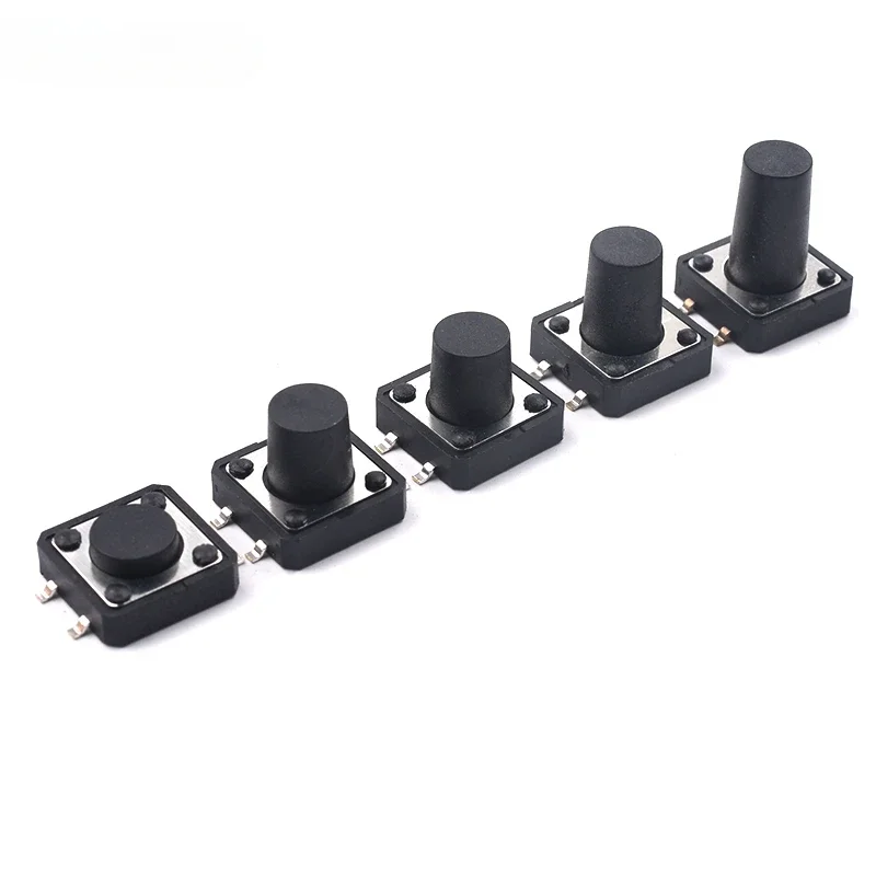 In-line patch touch switch 12*12*4.3/5/6/7/8/9/10/11/15mm micro button