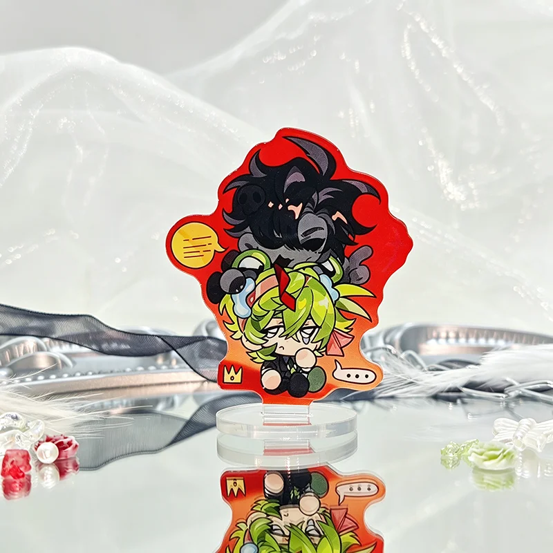 Game VerityMod Froggy Grox Cosplay Standing Plate Kawaii Acrylic Figure Stand Desktop Ornament Decoration Collect Prop