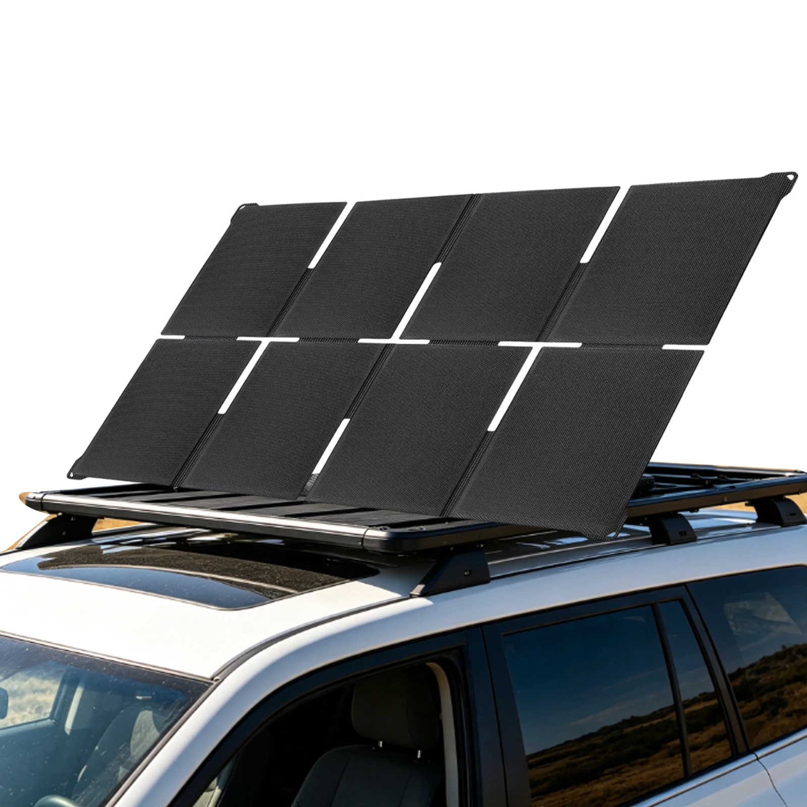 80W Solar Battery Charger 5V/12V/20V High Efficiency Foldable Solar Panel Charger for Outdoor RV Camping Off Grid Emergency