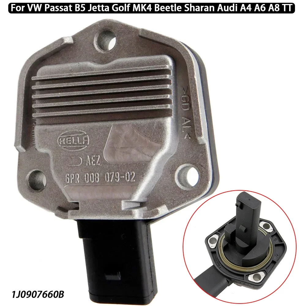 For VW Passat B5 Jetta Golf MK4 Beetle Sharan Audi A4 A6 A8 TT Oil Pan Level Sensor  OEM 1J0907660B  6PR008079 Auto Accessories