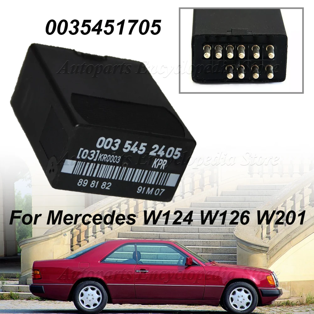 For Mercedes W124 W126 W201 1987 1992 Fuel Pump Relay 0035452405 A0035452405 0035451705 A0025455205 0025455205 A0035451705