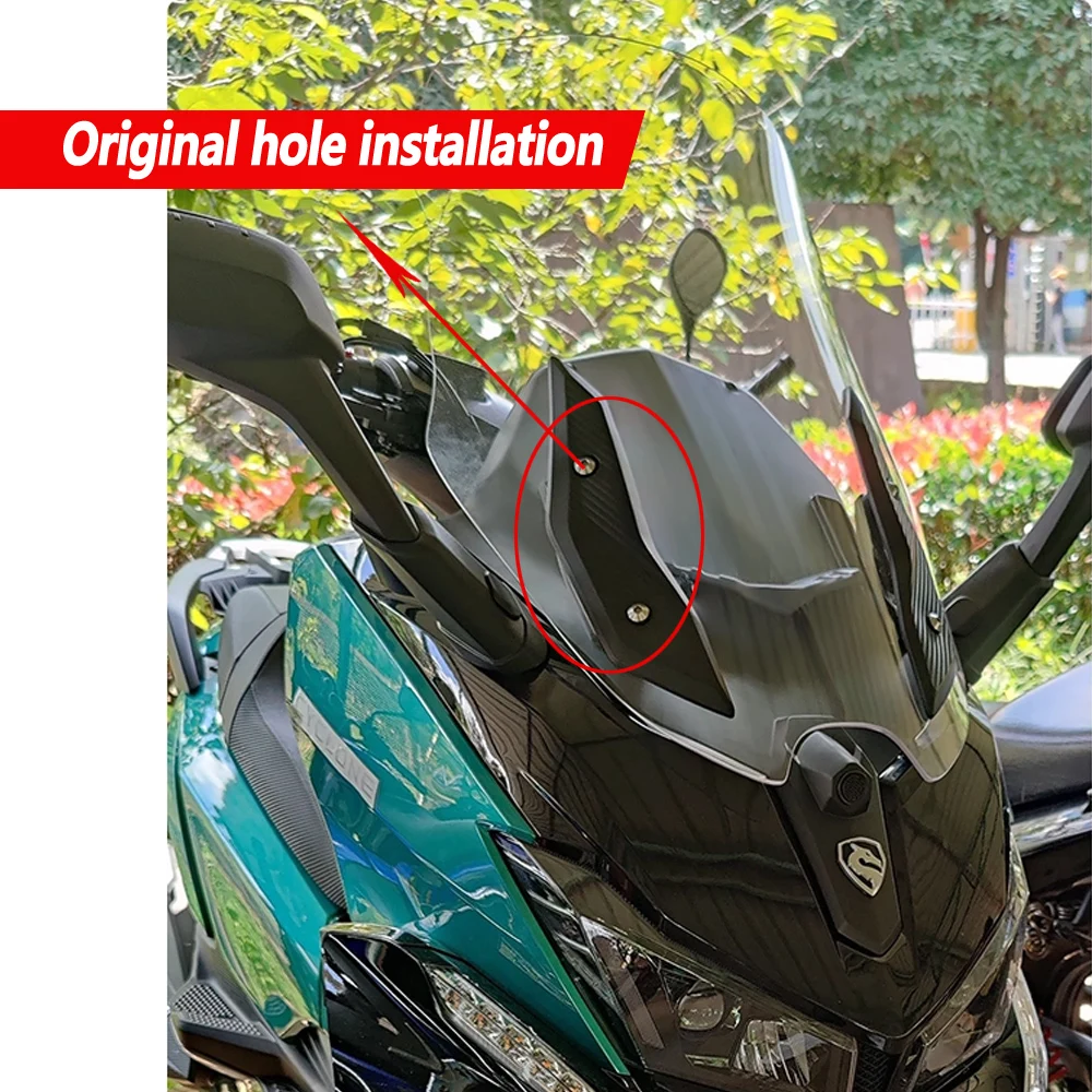 High quality windshield For ZONSEN CYCLONE RT3 RT3S windshield modification RT3 Exploration Edition with raised front windshield
