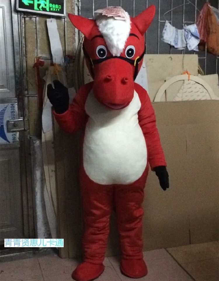 

Horse Mascot Costume Character for Halloween Christmas Party Anime Shows Amine Fans Collection Fans Gift