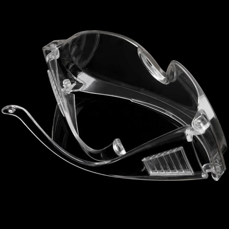 Gafas seguridad e06b sobre los anteojos envueltos alrededor del transparente cristal para protección Las gafas son