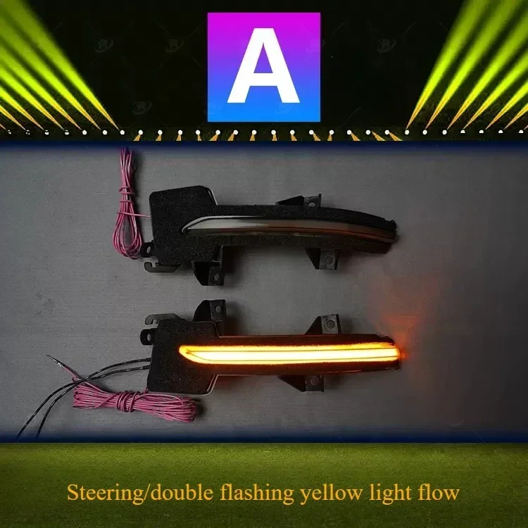 

For Honda 11th generation Civic special rearview mirrors, the flowing turn signals are a touch of blue daytime light