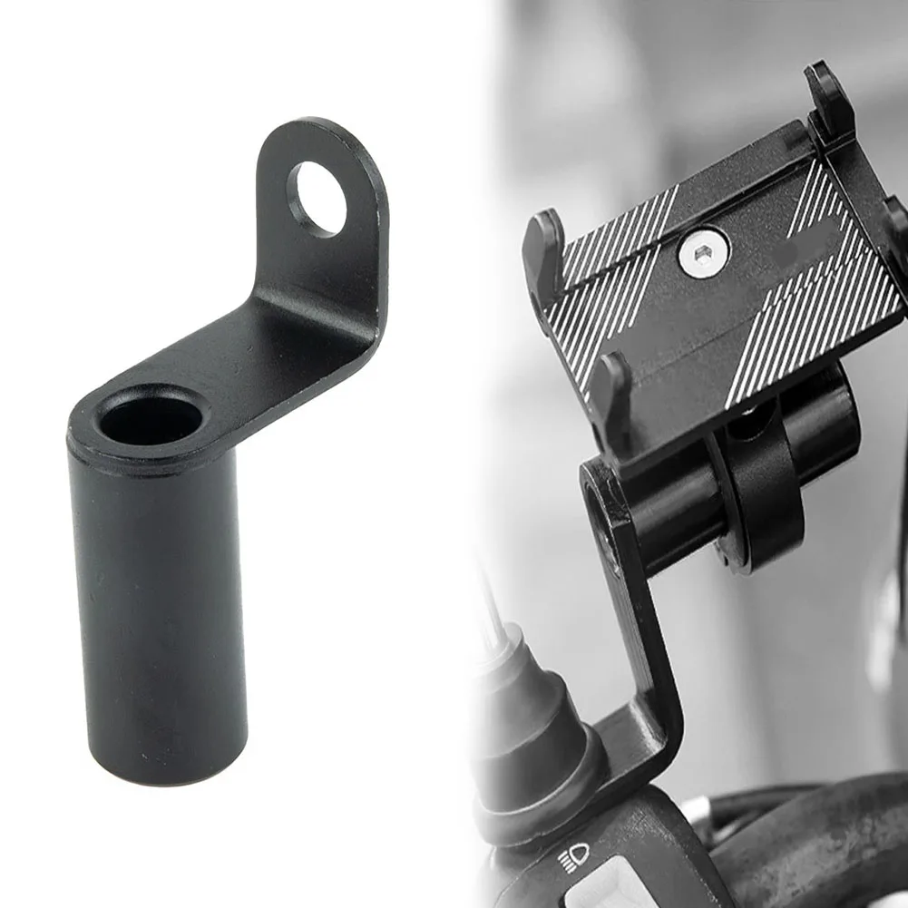 

1x Motorcycle Phfor Holder Handlebar Stand Mobile Phone Holder Aluminum Alloy Conversion Seat Mirror Adapter Mobile Phone Holder
