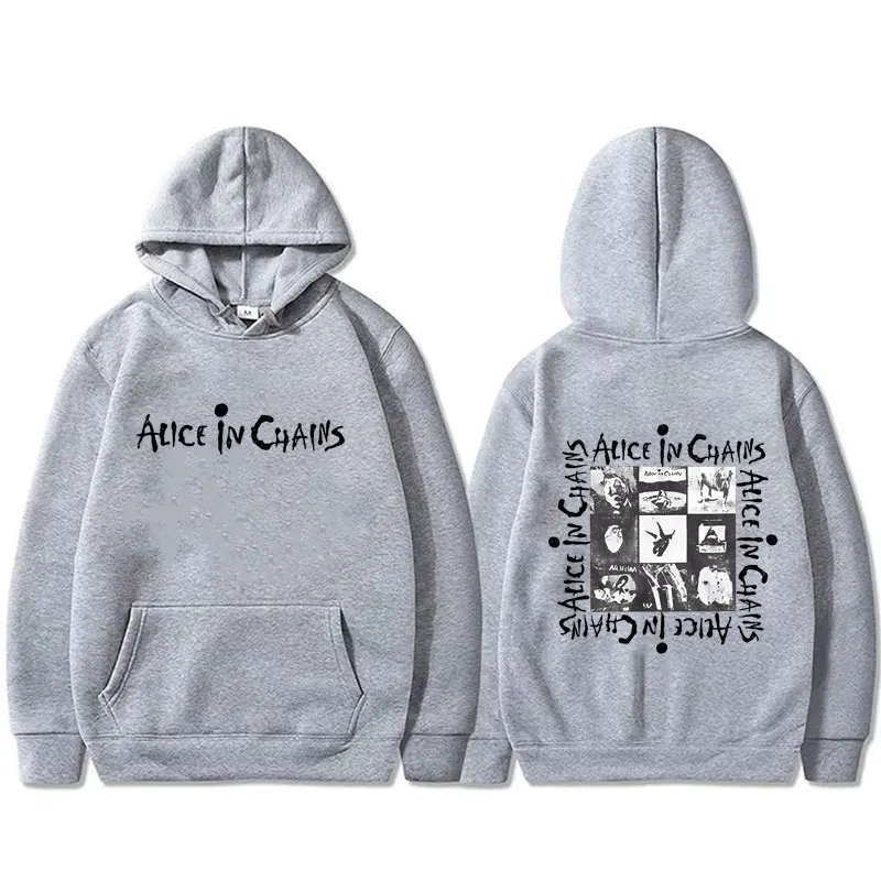 Rock Band Alice in Chains Album Graphic Hoodie Men Women Casual Oversized Pullover Hoodies Men's Fashion Hip Hop Punk Streetwear