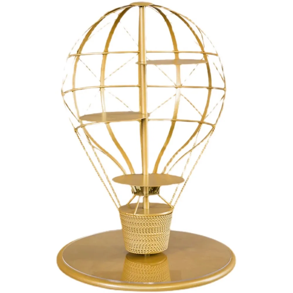 Creative Hotel Restaurant Hot Air Balloon Dessert Rack Pudding Egg Tart  Afternoon Tea Dim Sum Display Rack Coffee Set