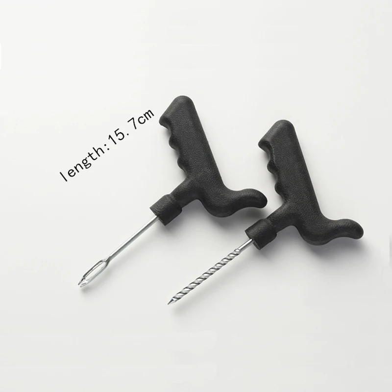 Kit de reparo de emergência de pneu de carro sem câmara de ar ferramentas kit de reparo de punção pesado 8 peças