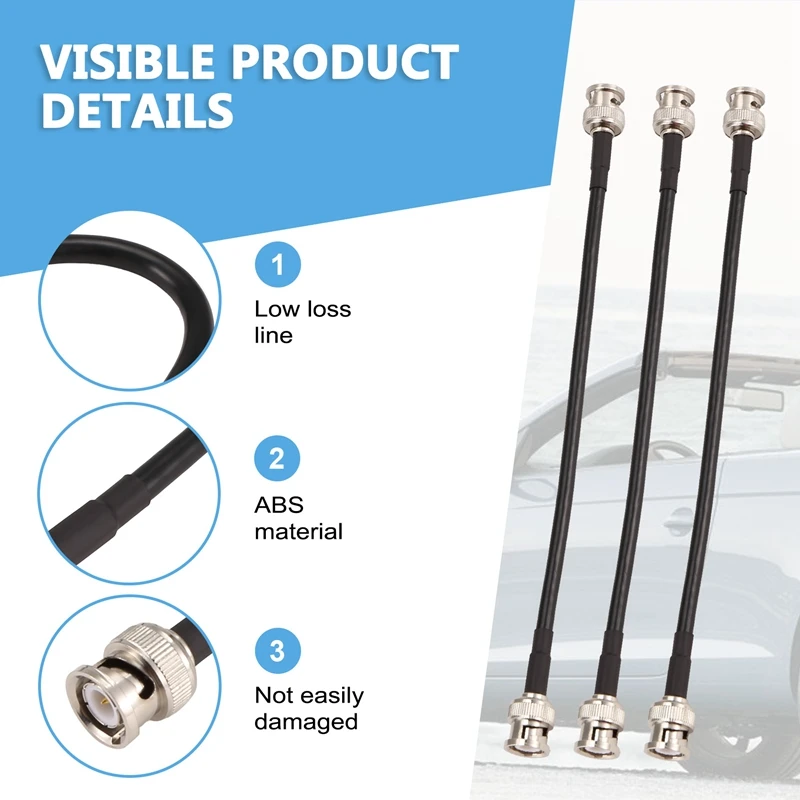 RG58 ปลั๊ก BNC ชาย BNC ชายปลั๊ก CRIMP Connector COAX สายจัมเปอร์สาย Oscilloscope สัญญาณสาย