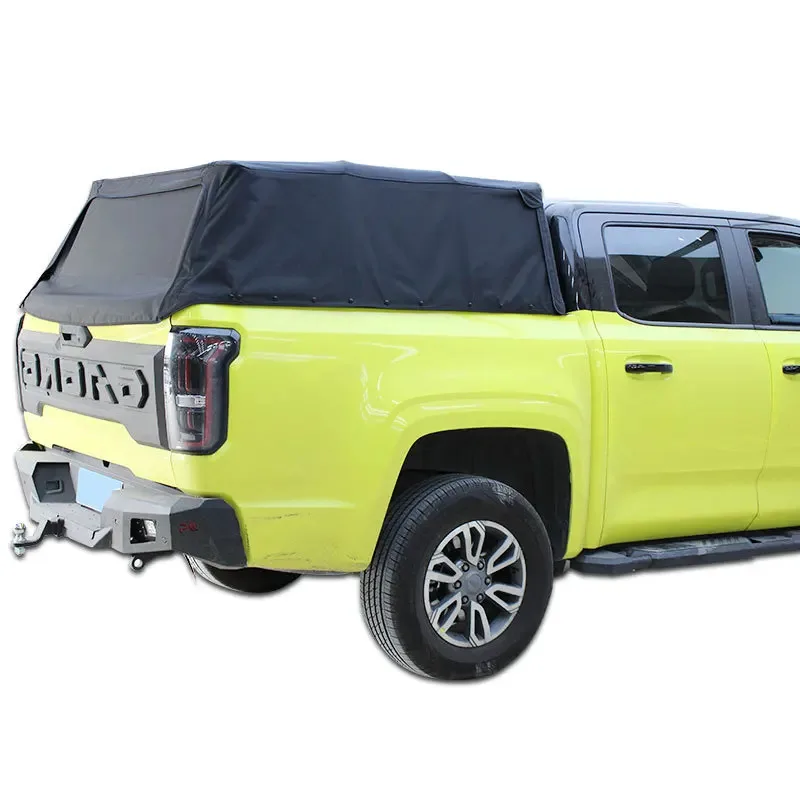 

Soft Canvas Truck Caps Offroad Foldle Truck Bed Canopy Soft Topper for Ram 1500