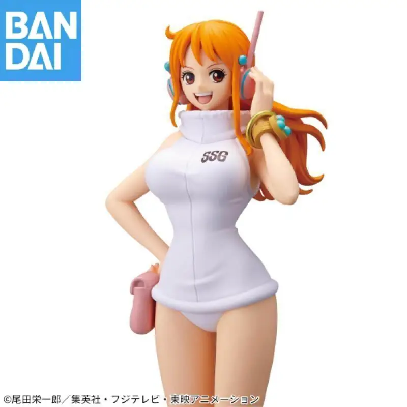 

100% Original Bandai Namco Banpresto One Piece Glitter Glamours Nami Egghead Style Pvc Anime Figure Model Collector Toy Gift