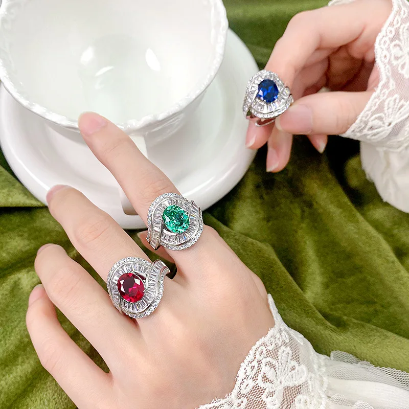 Fashionable Boutique Jewelry with Copper Electroplated Gold, Copper Base Gold Plated Simulated Para Green Oval Gemstone Fashion