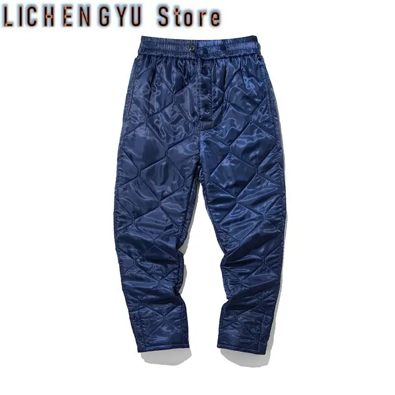 Winter New American Retro M65 Military Style Cotton Padded Trousers Men's Thickened Inner Liner CWU-9P Casual Loose Pants