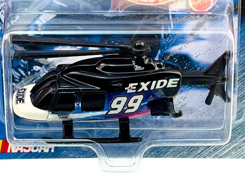 Hot Wheels 1:64 Helicopter 99 Exide Collection of die cast alloy trolley model ornaments