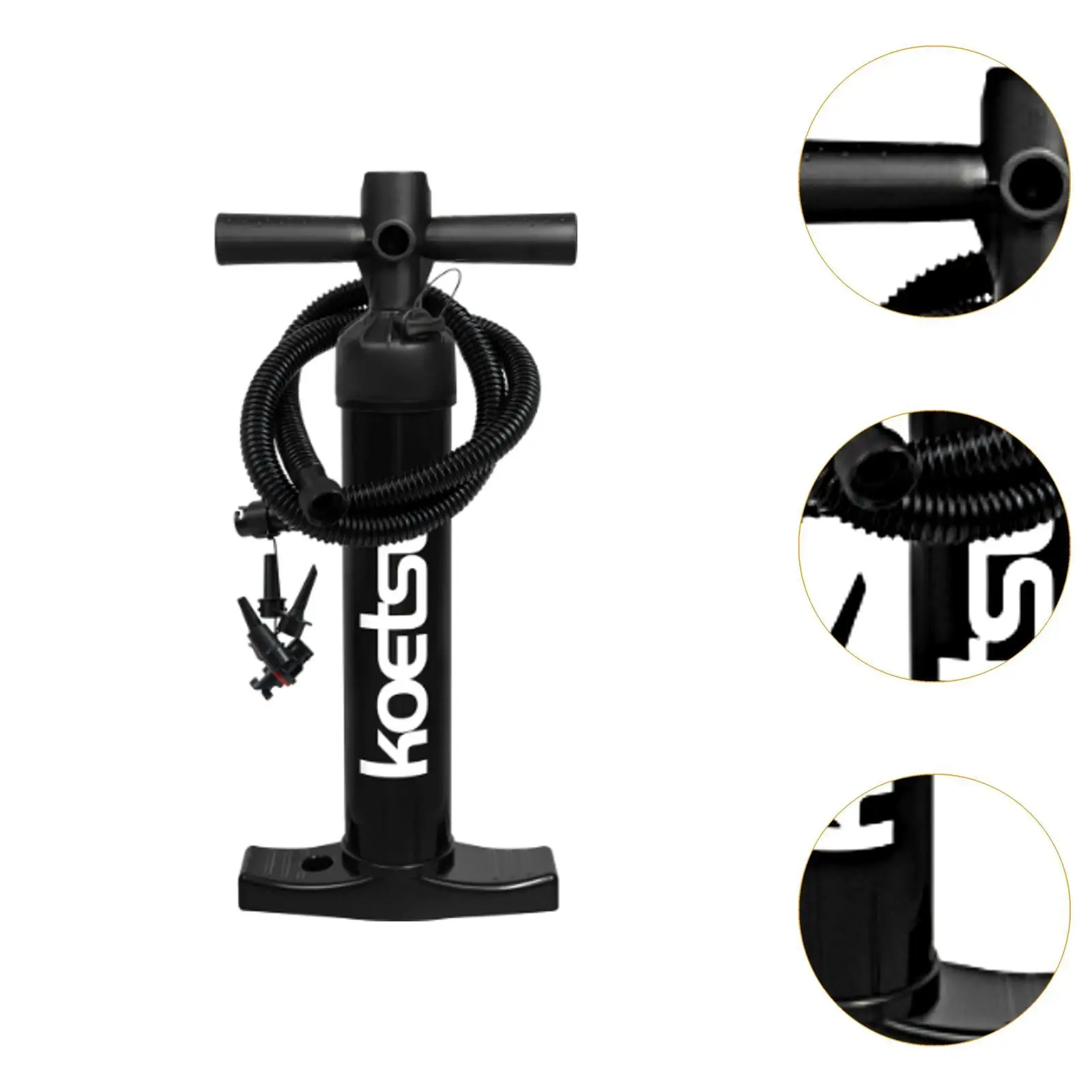 Воздушный насос для каяка, аксессуар для каяка, воздушный насос, портативный надувной насос с манометром для досок для веслувалок, доски для весла, водные виды спорта