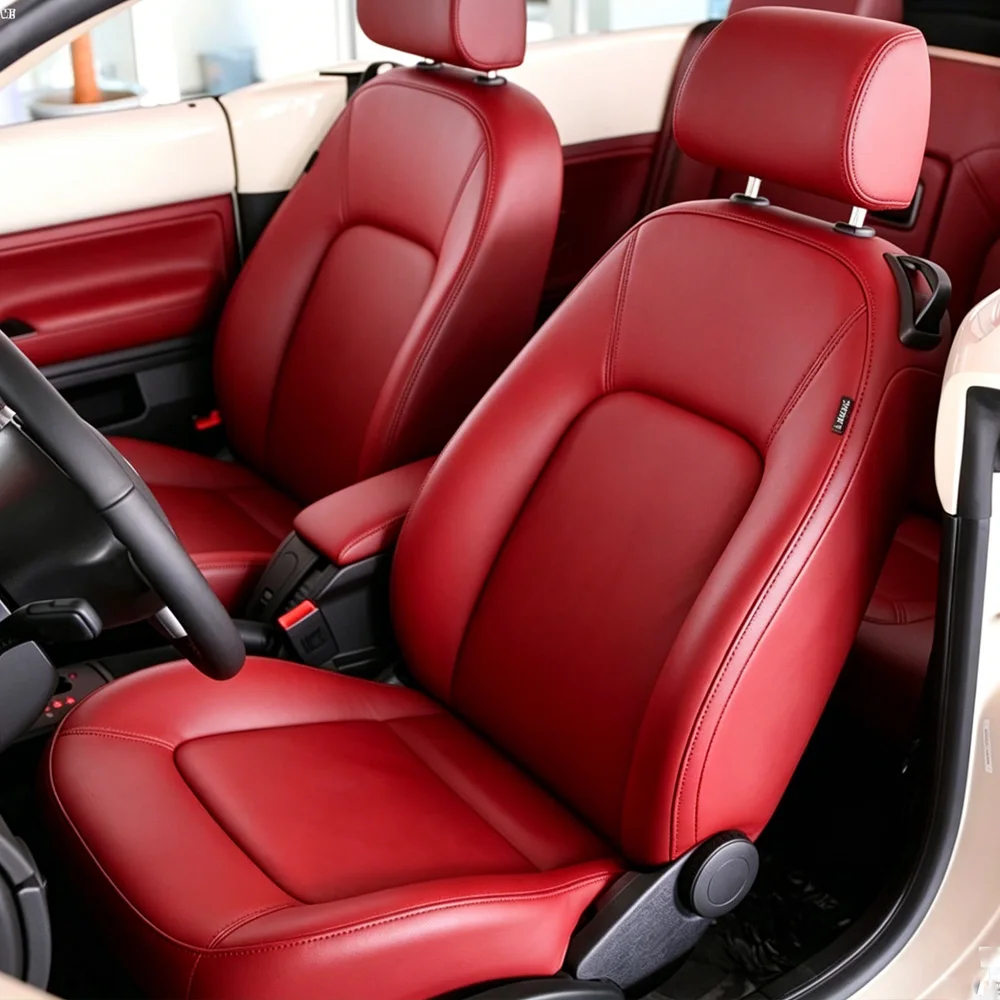 Coprisedili auto personalizzati per VW Volkswagen Beetle Cabrio 2005 2006 2007 2008 2009 Set completo di coprisedili