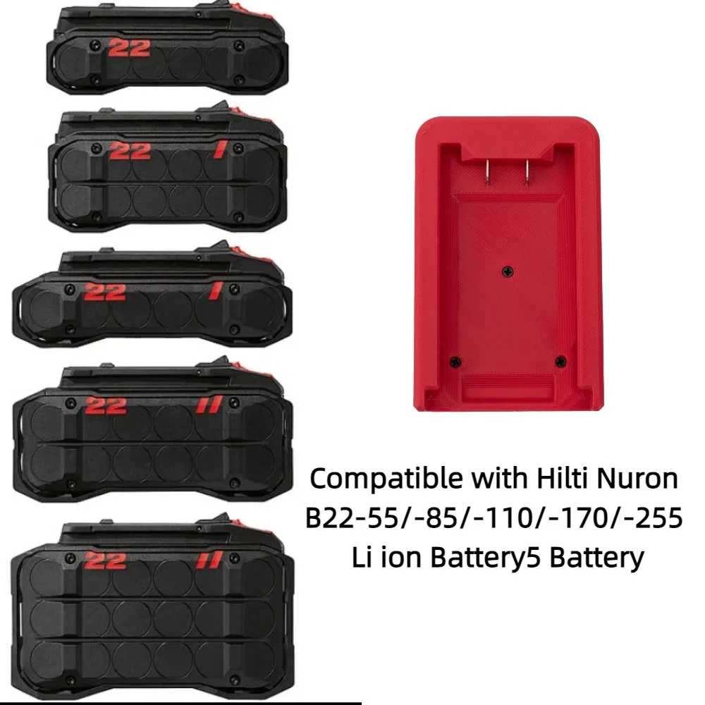 Adapter for Hilti Nuron B22-55/-85/-110/-170/-255 Li-ion Battery To BOSCH 18V Cordless Power Tools Converter Accessory