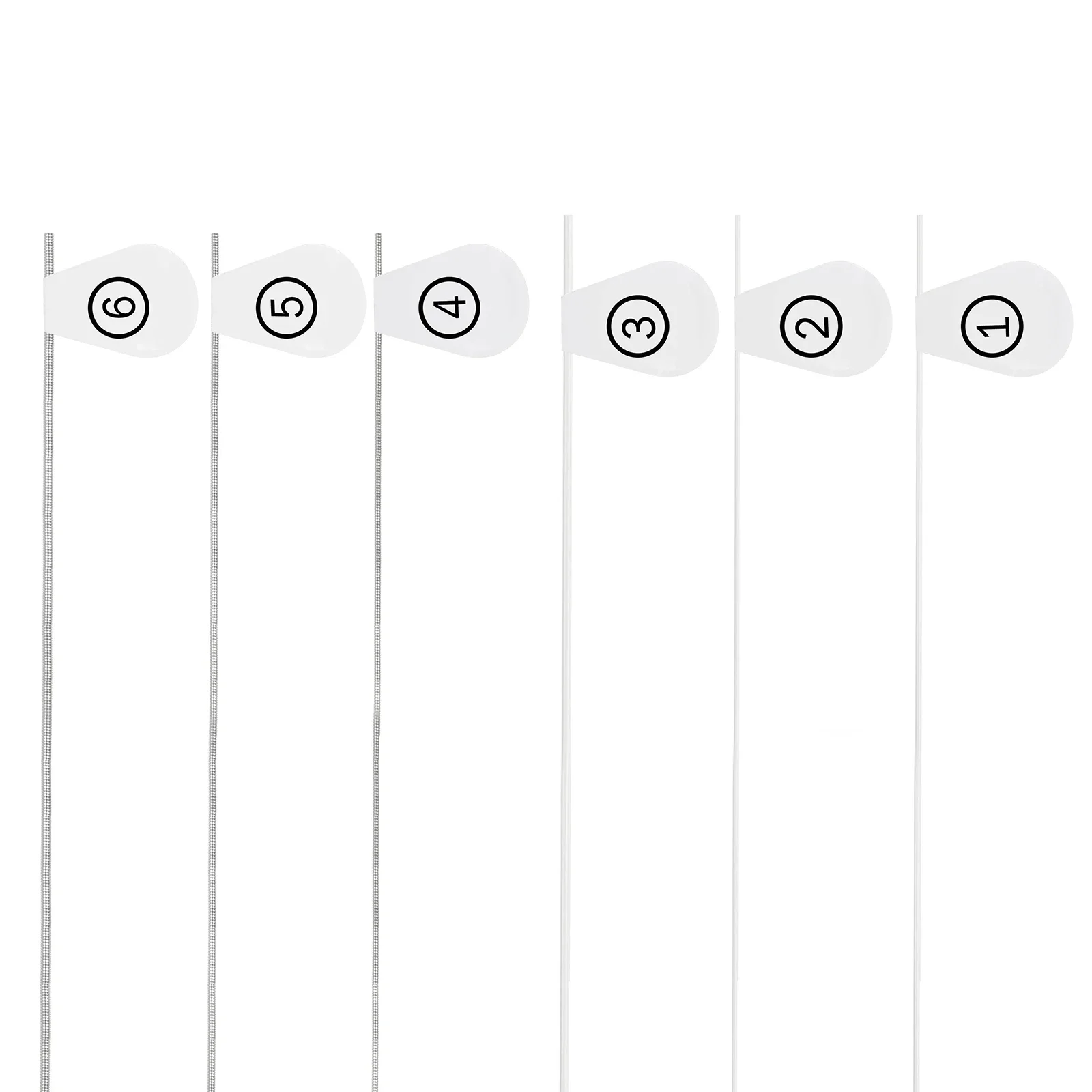 6 قطعة/المجموعة الفضة مطلي سبائك النحاس سلاسل العالمي الكلاسيكية سلاسل الغيتار الآلات الموسيقية الغيتار الملحقات