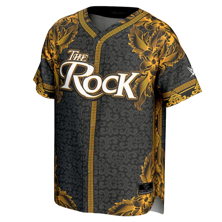 

Men's Black Rock Jin Paisley Baseball Fashion Jersey Classic Loose Fit Sweat Wicking Breathable Suitable For Outdoor Activities