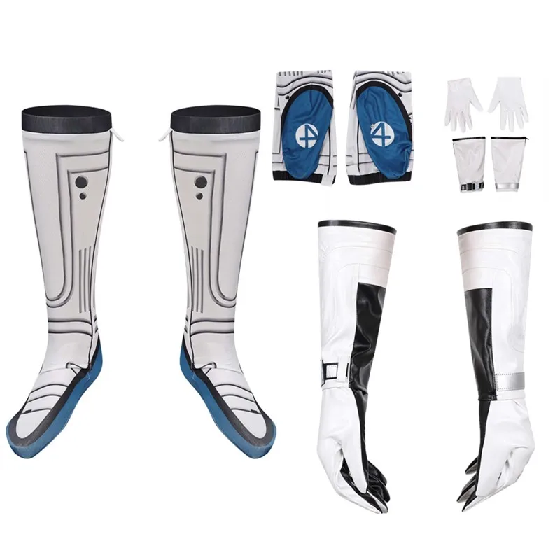 

Fantastic Sue Storm Cosplay Johnny Storm Socks Bracers Gloves First Steps 2025 Halloween Carnival Party Costume Accessories