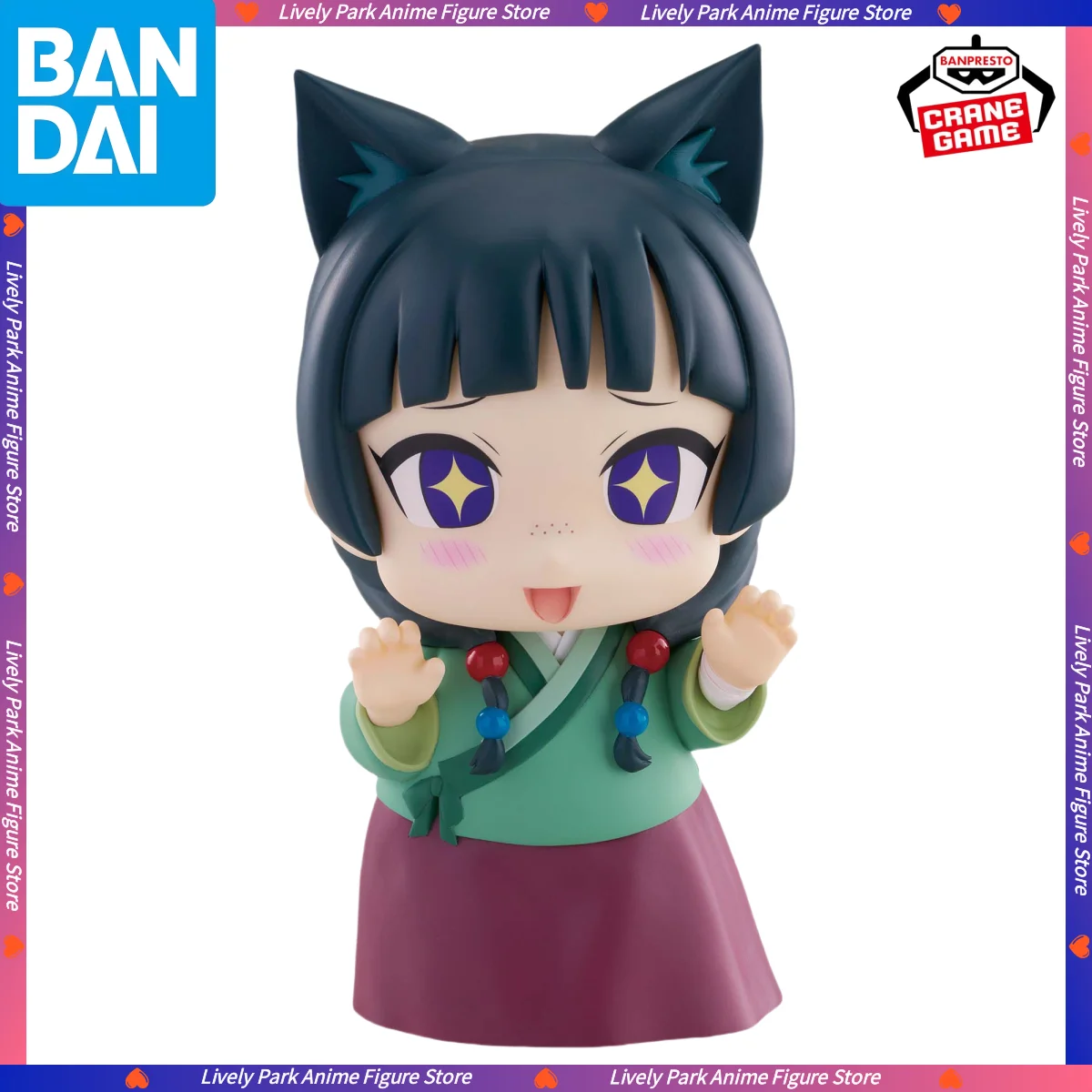 متوفر في المخزون بانداي يوميات الصيدلي كوسوريا نو هيتوريجوتو ماوماو أنيمي عمل الشكل البلاستيكية نموذج تمثال مهرجان هدية