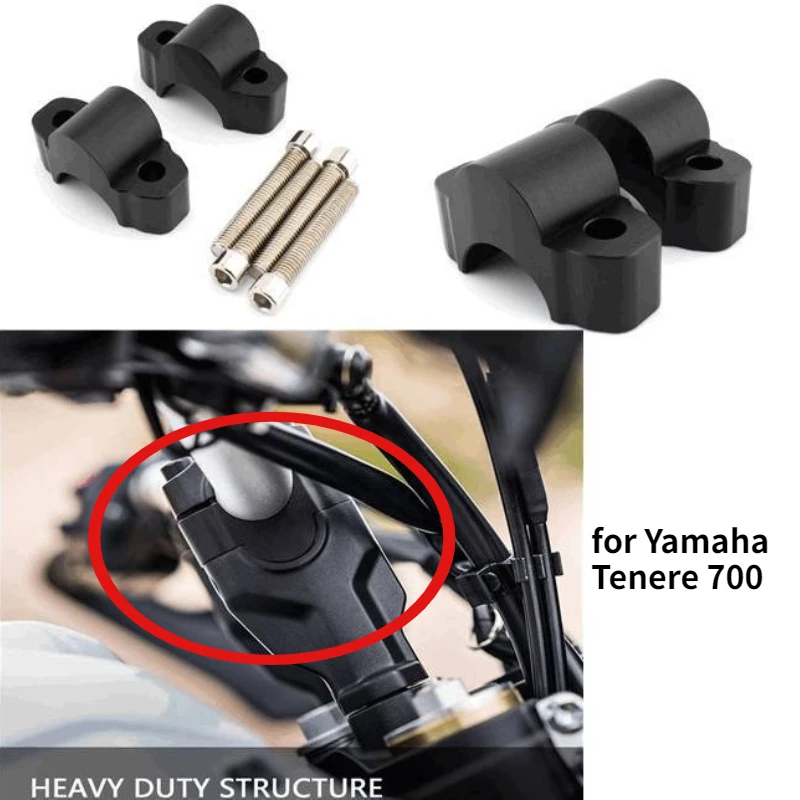 

Motorcycle handlebars height increase code seat height increase rear moving riser height increase code for Yamaha Tenere 700