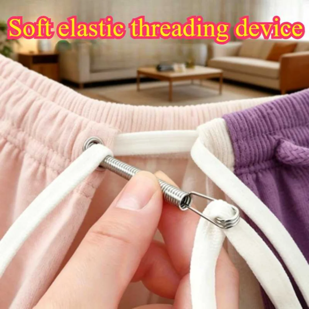 1pc Drawstring Threader, Universal Bendable Anti Slip Rope Threader Easy Pull Sewing Tool for DIY Craft Quilting Holiday Gift