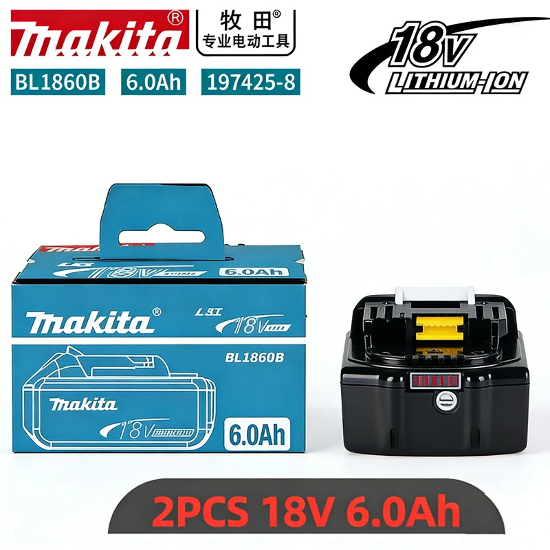 

9000mAh 6.0Ah original Makita battery 18V 3Ah rechargeable battery,replacing Makita BL1830BL1840BL1850BL1860B, power tool batter