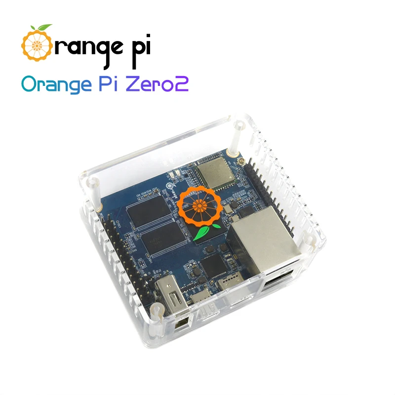 Caja transparente de ABS de placa Orange Pi Zero 2, no puede sujetar la placa de expansión junto
