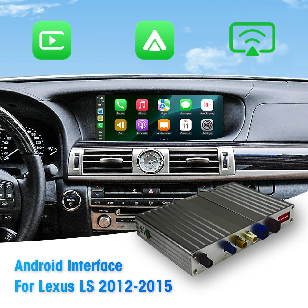NewFor Lexus LS 2012-2015 Android Interface Module with Wireless Android Auto & CarPlay Qualcomm Binarytek
