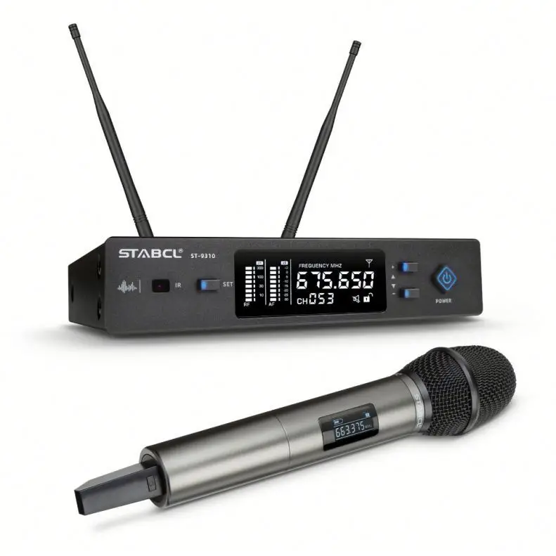 

ST-9310 Cheap Professional Wireless Microphone Popular Professional China UHF Wireless Microphone