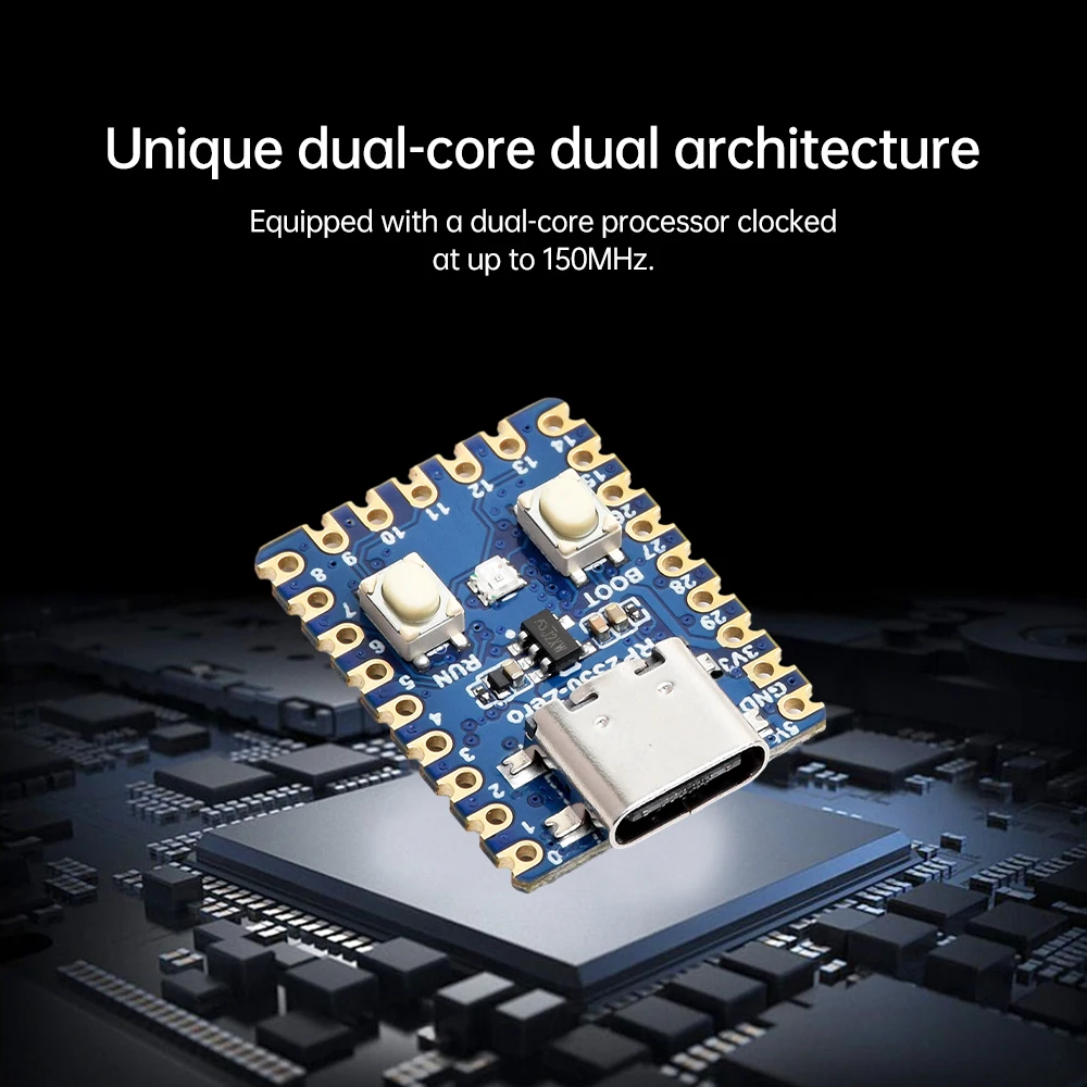 RP2040-Zero/RP2350-Zero PICO Development Board Module, Dual-Core Microcontroller Development Board, Type-C Interface