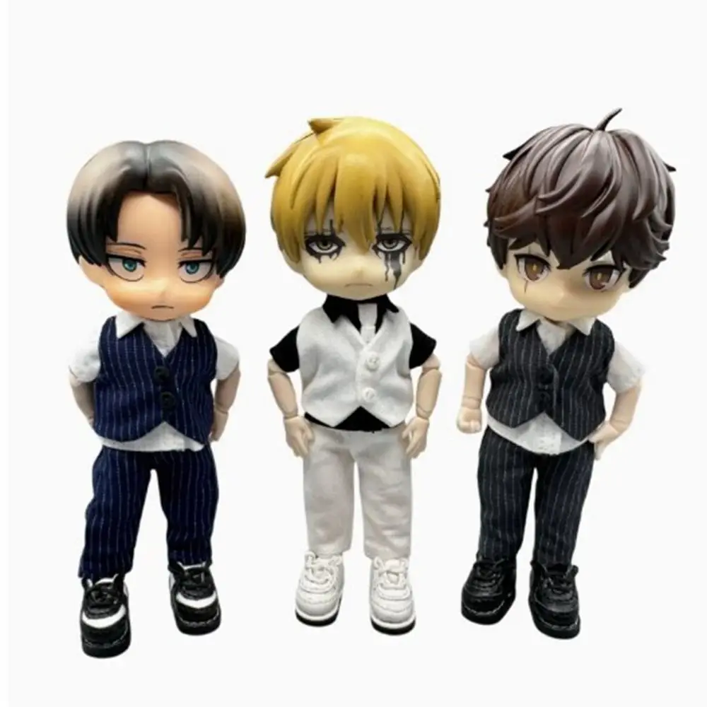 Tenue à la mode, chemise, vêtements décontractés, accessoires de bricolage, Leggings, vêtements, cadeau, manteau coupe-vent, hauts pour poupées ob11 1/11