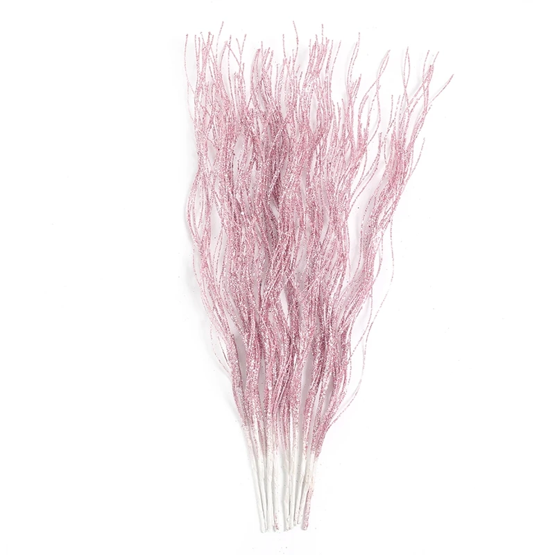 5 Stück 42cm Künstliche Glitzer-Beeren-Zweige als Weihnachtsbaumschmuck für Zuhause Neujahr 2026 Navidad DIY Kranz-Zubehör – Detail 12